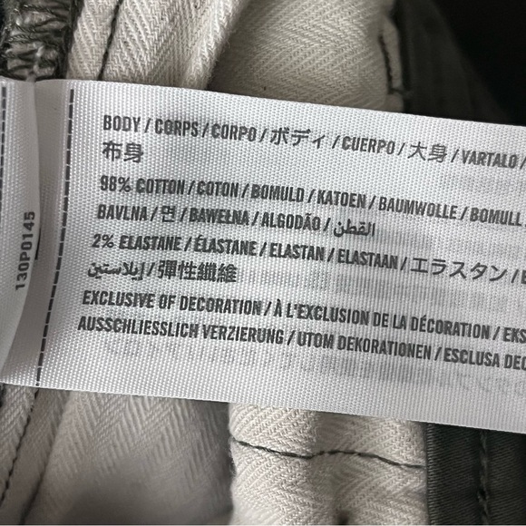 Vintage Y2K Abercrombie & Fitch Green Pleated Crop Pants Womens XS Preppy Coast - Picture 6 of 9